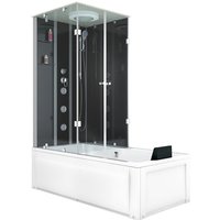 Acquavapore - Whirlpool Wanne Duschtempel Dusche Duschkabine K05-R30-WP-EC 90x180 cm mit 2K Scheiben Versiegelung Acquavapore - Whirlpool Wanne Duschtempel Dusche Duschkabine K05-R30-WP-EC 90x180 cm mit 2K Scheiben Versiegelung von ACQUAVAPORE