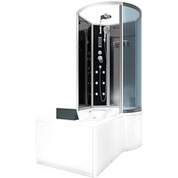 Acquavapore - Whirlpool Wanne Duschtempel Dusche Duschkabine K50-L31-WP 170x100 cm ohne 2K Scheiben Versiegelung Acquavapore - Whirlpool Wanne Duschtempel Dusche Duschkabine K50-L31-WP 170x100 cm ohne 2K Scheiben Versiegelung von ACQUAVAPORE