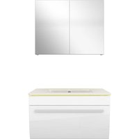 Badmöbel Set Gently 3 V1 Weiß MDF Waschtisch 70cm mit 1x 5W LED / Energiebox Badmöbel Set Gently 3 V1 Weiß MDF Waschtisch 70cm mit 1x 5W LED / Energiebox von ACQUAVAPORE
