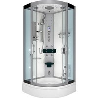 Dampfdusche Duschtempel Sauna Dusche Duschkabine D46-60T3 100x100 cm ohne 2K Scheiben Versiegelung von ACQUAVAPORE