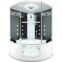 Dampfdusche Whirlpool Dusche Duschkabine K60-SW-EH-EC-SC 140x140cm Schlauchreinigung+Scheibenversiegelung von ACQUAVAPORE