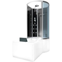 Acquavapore - Kombination Badewanne Dusche K50-L30-EC Duschtempel 170x100 cm von ACQUAVAPORE