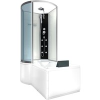 Acquavapore - Kombination Badewanne Dusche K50-R00-EC Duschtempel 100x170 cm von ACQUAVAPORE