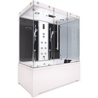Acquavapore - Kombination Badewanne Dusche K80-SW-EH-B-EA Duschtempel 180x100 cm ohne Zusatzoption von ACQUAVAPORE