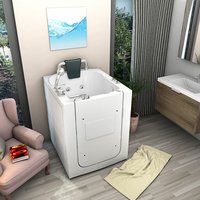 Senioren Wanne Sitzbadewanne Sitzwanne Whirlpool mit Tür Pool S10-WP - Weiß von ACQUAVAPORE