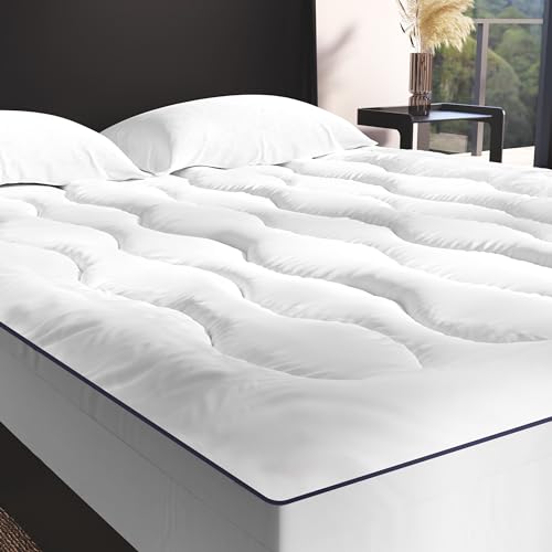 Acrali Home Gesteppte Matratzenauflage für Super-King-Size-Betten, Matratzenschoner – Matratzenauflage – Matratzenauflage für Schlafsofa, Bett, Hotelqualität, Super-King-Size-Bett (180x200 + 38 cm) von ACRALI HOME