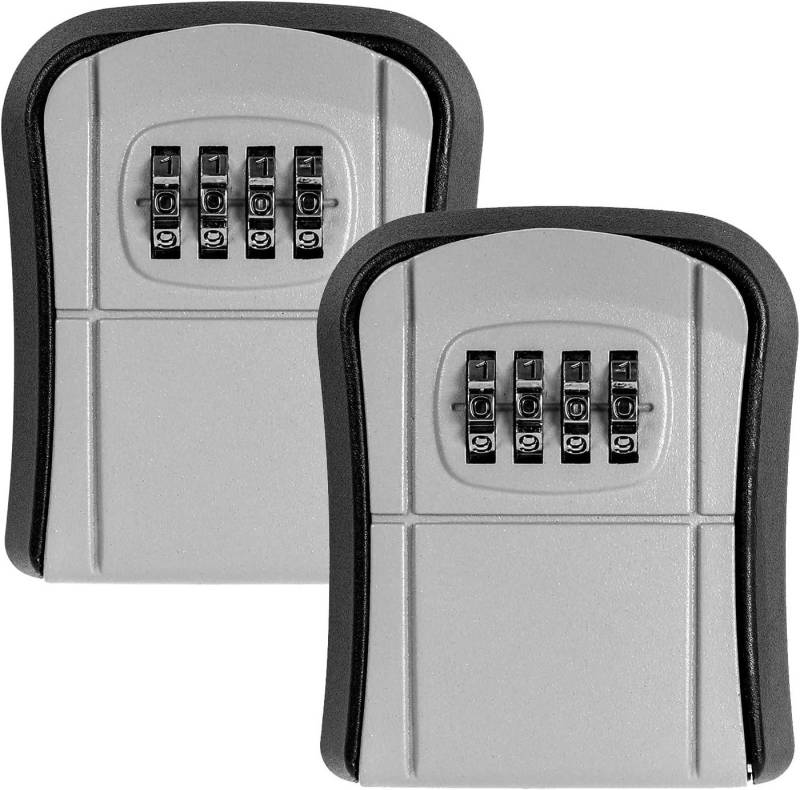 ACROMA Schlüsselkasten Acroma 2-Pack sicherheits Schlüsselboxen Security 4-Digit von ACROMA
