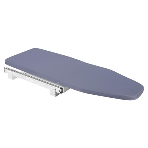 ACROSSPART 180° Drehung Klappbares Bügelbrett Ausziehbares Bügelbrett Bügelbrett Wandmontage Bügelbrett Klappbar für Haus Garderobe 81 * 30 * 12cm (Grau) von ACROSSPART