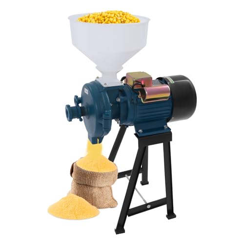 ACROSSPART 2200W Elektrisch Getreidemühle Kornmühle, Trockenkorn Mühle,Schrotmühle für Getreide Haushaltsmühle, Getreide Mais Stroh Futter Schrotmühle von ACROSSPART