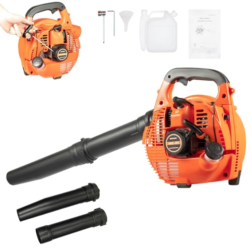 ACROSSPART 25.4ccm 2-Takt Laubbläser Benzin, Laubsauger Benzin mit Handstart und Elektronischer Zündung, Handgebläse für Rasenpflege, Hof, Garten, 1HP/0.75KW, 7000 U/min ACROSSPART 25.4ccm 2-Takt Laubbläser Benzin, Laubsauger Benzin mit Handstart und Elektronischer Zündung, Handgebläse für Rasenpflege, Hof, Garten, 1HP/0.75KW, 7000 U/min von ACROSSPART