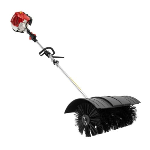 ACROSSPART 52CC Schneefräse Benzin Kehrmaschine Motorbesen Schneeräumer Motorbesen Schneeräumer 2,3 PS 2 Takt Benzin Kehrmaschine Handheld Schneeschieber für Draußen von ACROSSPART