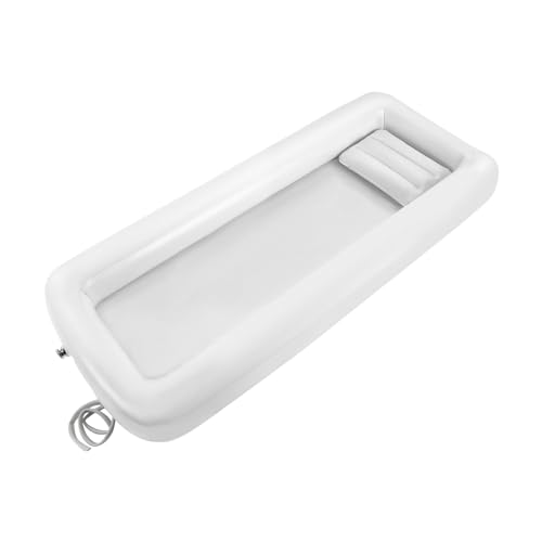ACROSSPART Aufblasbare Badewanne, Faltbare Badewanne Erwachsene mit Elektrische Luftpumpe und Aufblasbares Kopfkissen, Tragbare PVC Duschbadewannen Set ACROSSPART Aufblasbare Badewanne, Faltbare Badewanne Erwachsene mit Elektrische Luftpumpe und Aufblasbares Kopfkissen, Tragbare PVC Duschbadewannen Set von ACROSSPART