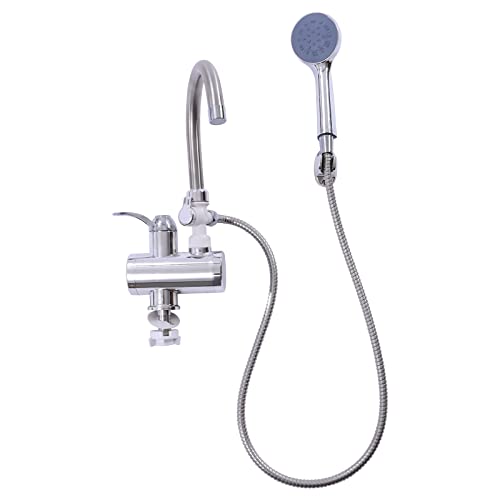 ACROSSPART Durchlauferhitzer 3000W 220V Elektrischer Durchlauferhitzer Wasserhahn mit Duschkopf und LCD Temperaturanzeige Wasserhahn Dreht Sich um 360 Grad ACROSSPART Durchlauferhitzer 3000W 220V Elektrischer Durchlauferhitzer Wasserhahn mit Duschkopf und LCD Temperaturanzeige Wasserhahn Dreht Sich um 360 Grad von ACROSSPART