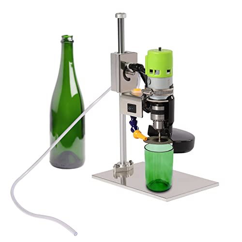 ACROSSPART Glasschneider für Flaschen Elektrischer Glasflaschenschneider Schneidwerkzeug 6000 r/min Flaschenschneider DIY Edelstahl Flaschenschneider von ACROSSPART