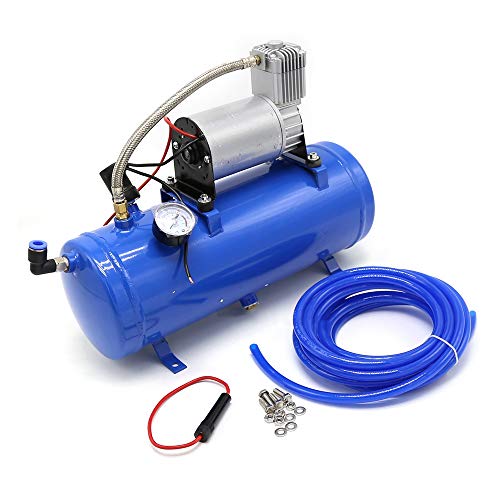 ACROSSPART Kompressor Airpower 6L Kessel Trompeten Air Flüsterkompressor Druckluftkompressor Luftkompressor Druckluft Auto Compressor Klein 12V von ACROSSPART