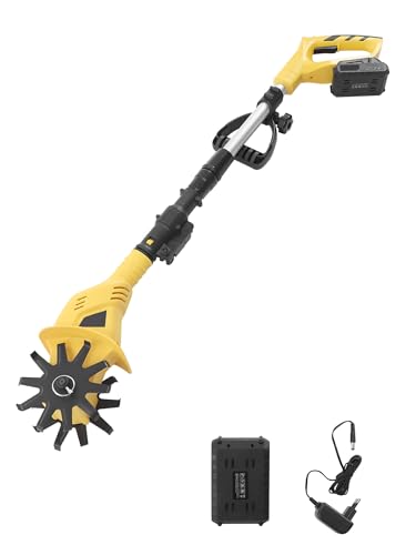 ACROSSPART Gartenfräse Bodenhacke Motorhacke für Garten 20V Akku-Bodenhacke, Akku Fräse Kultivator mit Handgriff, Elektro Bodenhacke Bodenkrümler Gartenhacke mit Batterie&Ladegerät, Elektromotorhacke ACROSSPART Gartenfräse Bodenhacke Motorhacke für Garten 20V Akku-Bodenhacke, Akku Fräse Kultivator mit Handgriff, Elektro Bodenhacke Bodenkrümler Gartenhacke mit Batterie&Ladegerät, Elektromotorhacke von ACROSSPART