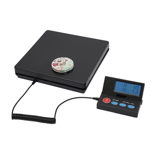 ACROSSPART Paketwaage 2g-50Kg Präzisionswaage Robuste Tisch Elektronische Plattformwaage Küchenwaage Digital 4 Verschiedenen Maßeinheiten Mit LCD-Bildschirm von ACROSSPART