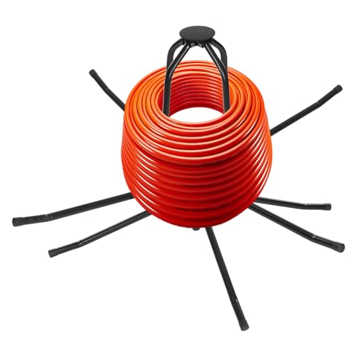 ACROSSPART Rohrhaspel Fußbodenheizung, Abrollgerät Rohr Abwickler, Abroller Fußbodenheizungsrohr, Rohrabroller mit Tasche, Max. 200kg (B) von ACROSSPART
