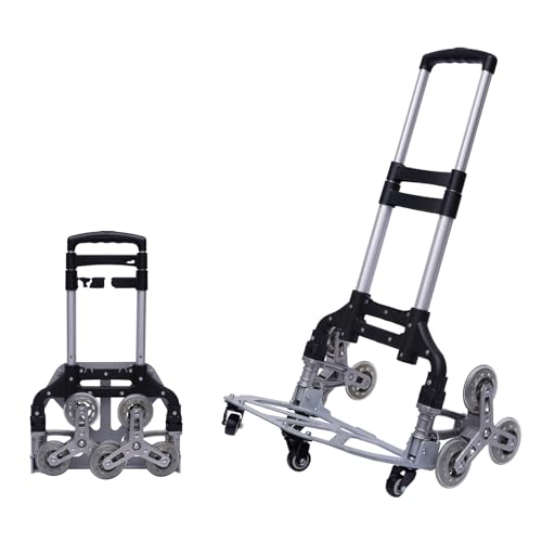 ACROSSPART Sackkarre Treppensteiger Klappbar, Treppenkarre mit Leiselaufrädern & Abnehmbarer Wasserdichter und Verstellbarem Griff Bis 75 kg ACROSSPART Sackkarre Treppensteiger Klappbar, Treppenkarre mit Leiselaufrädern & Abnehmbarer Wasserdichter und Verstellbarem Griff Bis 75 kg von ACROSSPART