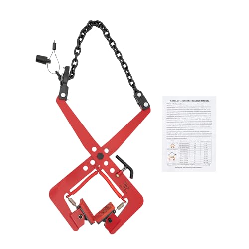 ACROSSPART Versetzzange Bordsteinzange 500kg, Steinträger Hebezange Pflasterheber, Steinheber Pflastersteine, Pflastersteinzange, Verstellbare Öffnung 33-70cm von ACROSSPART