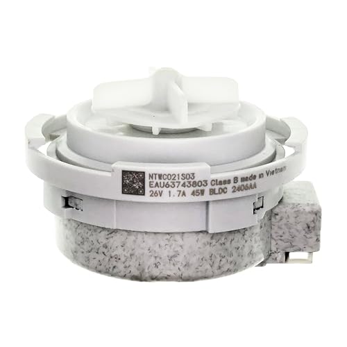 Für EAU63743803 NTWC021S03 Ablaufmotorpumpe kompatibel mit LG Unterlegscheibe WM3600HWA WM3600HVA WM3700HRA WM3400CW WM3700HVA WM3700HWA WM3500CW DC26V 1.7A 45W Für EAU63743803 NTWC021S03 Ablaufmotorpumpe kompatibel mit LG Unterlegscheibe WM3600HWA WM3600HVA WM3700HRA WM3400CW WM3700HVA WM3700HWA WM3500CW DC26V 1.7A 45W von ACROTOR