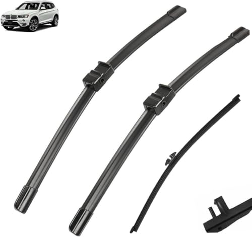 ACRUZ Scheibenwischer Set für BMW X3 F25 2010~2017 2015 2011 2016 2012 26in+20in+13in, Ersatzwischblätter Premium Qualität Wischerblätter Set. von ACRUZ