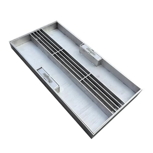 ACRaBoss Abwasserbeckenabdeckung Aus Edelstamit Abflussloch Und Einziehbarem Griff, Langlebiger Schachtdeckel Für Den Innen- Und Außenbereich, Hof, Auffahrt, Gehweg/60 * 40 * 5Cm/23.6 * 15.8 * 2In ACRaBoss Abwasserbeckenabdeckung Aus Edelstamit Abflussloch Und Einziehbarem Griff, Langlebiger Schachtdeckel Für Den Innen- Und Außenbereich, Hof, Auffahrt, Gehweg/60 * 40 * 5Cm/23.6 * 15.8 * 2In von ACRaBoss