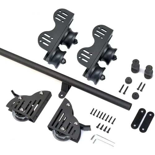 ACRaBoss Einziehbare Rollleiter-Hardware-Bibliothek, Schiebeleiter-Hardware-Kit (Ohne Leiter) Mit Bodenrolle, Schiebeleiter-Schienen-Kit, 3,3 Fuß – 24 Fuß Schiebeleiter-Bibliothek, Komplettes Hardware von ACRaBoss