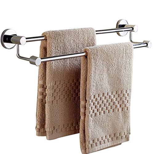 ACRaBoss Handtuchhalter Badezimmer Handtuchhalter Handtuchstange Doppelte Handtuchhalterung Hebel Handtuchstange Wandbehang Handtuchhalter Für Badezimmer Balkon Küche Handtuch Hängeturm Kleiderbügel/1 von ACRaBoss