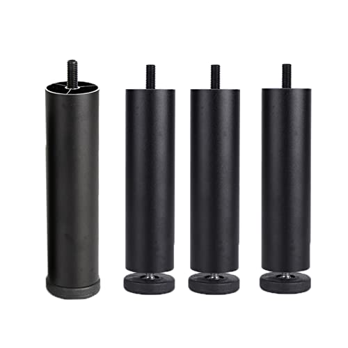 ACRaBoss Möbelbeine, 4-Teicouchbeine, Möbelbeine Aus Metall, 3 Farben, Sandstruktur, Verstellbare Standfüße, 6–25 Cm, Schrankbeine, Tischbeine Mit M8-Schrauben/Black/180Mm/7.1In ACRaBoss Möbelbeine, 4-Teicouchbeine, Möbelbeine Aus Metall, 3 Farben, Sandstruktur, Verstellbare Standfüße, 6–25 Cm, Schrankbeine, Tischbeine Mit M8-Schrauben/Black/180Mm/7.1In von ACRaBoss