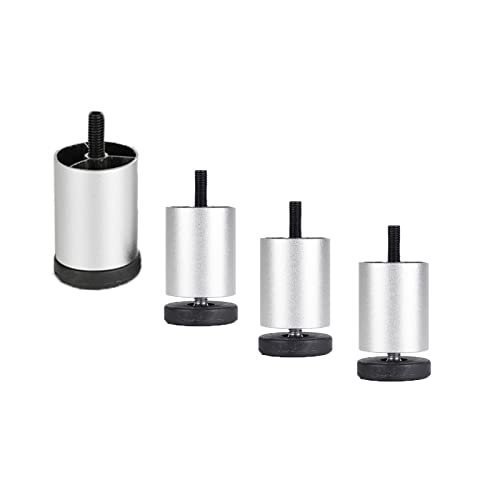 ACRaBoss Möbelbeine, 4-Teicouchbeine, Möbelbeine Aus Metall, 3 Farben, Sandstruktur, Verstellbare Standfüße, 6–25 Cm, Schrankbeine, Tischbeine Mit M8-Schrauben/Sier/80Mm/3.15In ACRaBoss Möbelbeine, 4-Teicouchbeine, Möbelbeine Aus Metall, 3 Farben, Sandstruktur, Verstellbare Standfüße, 6–25 Cm, Schrankbeine, Tischbeine Mit M8-Schrauben/Sier/80Mm/3.15In von ACRaBoss