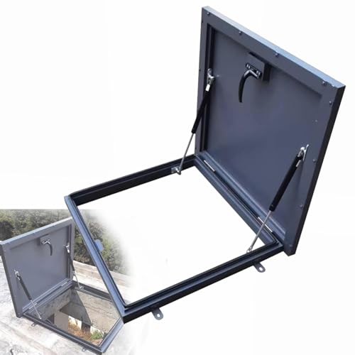 ACRaBoss Robuste, Wetterfeste Dachausstiegsluke, Sichere Wartungstür Für Kellertreppenauslass, Langlebiger Schachtdeckel/80 * 80Cm ACRaBoss Robuste, Wetterfeste Dachausstiegsluke, Sichere Wartungstür Für Kellertreppenauslass, Langlebiger Schachtdeckel/80 * 80Cm von ACRaBoss