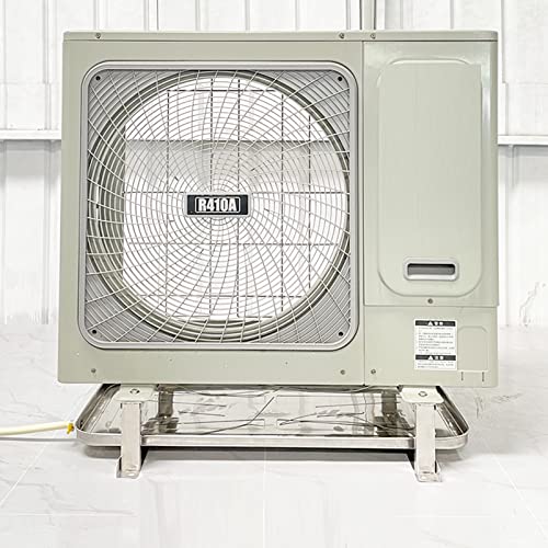 ACRaBoss Robuste Halterung Für Klimaanlagen Und Ablaufwanne Aus Edelsta– Stoßdämpfender Bodenständer Für Mini-Split-Klimaanlagen Und Wärmepumpen, Langlebiger Kondensatorständer/100X47Cm von ACRaBoss