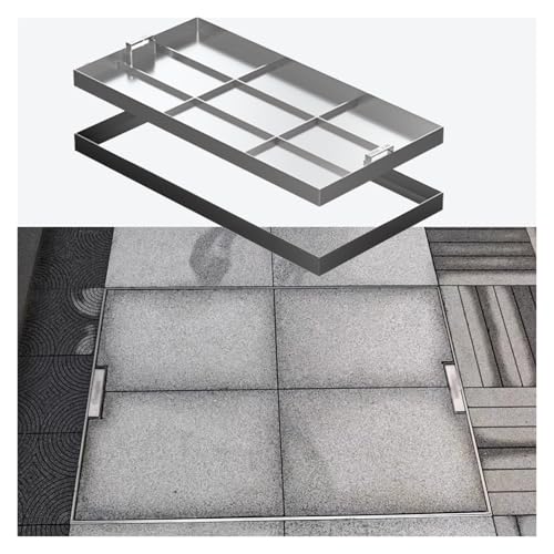 ACRaBoss Robuster, Eingebetteter Schachtdeckel Mit Versteckten Griffen Für Den Einsatz Auf Straßen, Gehwegen, Höfen, Gärten Und Autobahnen/L*W/50 * 40Cm ACRaBoss Robuster, Eingebetteter Schachtdeckel Mit Versteckten Griffen Für Den Einsatz Auf Straßen, Gehwegen, Höfen, Gärten Und Autobahnen/L*W/50 * 40Cm von ACRaBoss