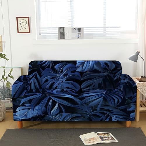 ACSMCQ Sofa Überzug Abstrakte Botanische PalmbläTter Couch überzug 1 2 3 4 Sitzer Sofa Bezug Spandex Couchbezug Elastischer Sofabezüge Schonbezug Couch Antirutsch Hussen für Sofas von ACSMCQ