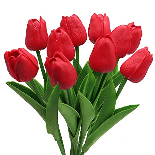 ACSWBRT TIQ0 Die Tulpe simuliert die rote Blume, Acryl von ACSWBRT