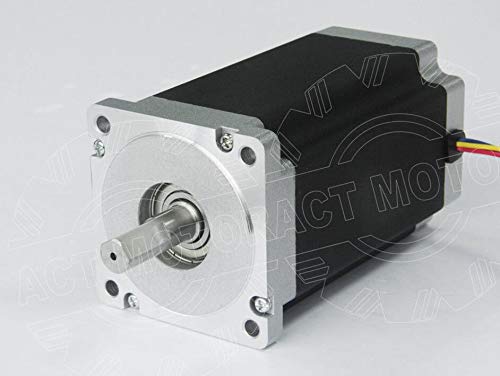 ACT Motor GmbH 1PC Nema34 86BYGH Schrittmotor 34HS5460 151mm Motor Length 6A 12Nm Dual Flat Shaft φ14mm Plasma CNC Machine von ACT Motor