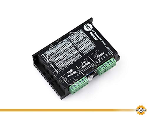 ACT Motor GmbH 1PC Stepper Motor Driver DM856 for Nema 34 &42 24-80VDC 5.6A 256 Microsteps Cut Milling Robot Dispenser CNC Router Engraver Plasma ACT Motor GmbH 1PC Stepper Motor Driver DM856 for Nema 34 &42 24-80VDC 5.6A 256 Microsteps Cut Milling Robot Dispenser CNC Router Engraver Plasma von ACT Motor