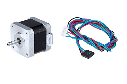 DE-SHIP FREE!! ACT MOTOR GmbH 1PC 17HS3404L23P1-X1 D-Shaft Nema17 Stepper Motor Bipolar 34mm Body 28Ncm Torque 4Wire 300mm Cable 0.4A with 1.8° 12V for Robot CNC Schrittmotor von ACT Motor