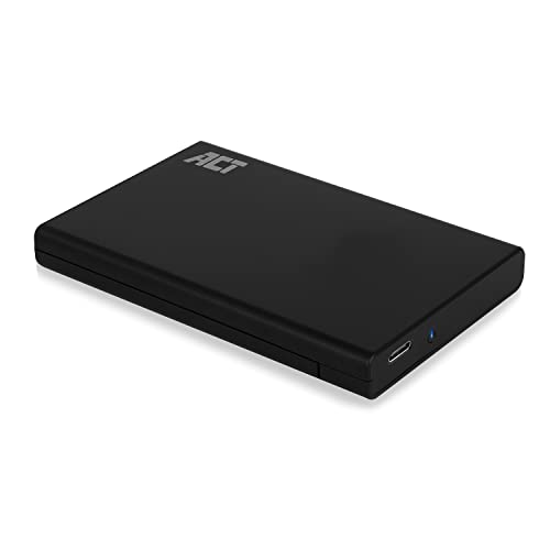 ACT 2 5 Zoll Gehäuse USB 3.0 SATA HDD/SSD 9,5 mm, werkzeugloses Gehäuse, USB-C 3.2 Gen2, Unterstützung UASP - AC1225 von ACT