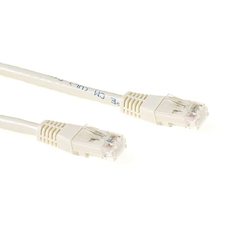 ACT CAT6 LAN Kabel 0,5 m Ethernet, 10/100/1000/Mbit/s, RJ45, U/UTP Netzwerkkabel, 250 MHz, PoE, Vollkupferleitungen, für Switch, Router, Patch Panel, TV, PC & Laptop - IB8400 von ACT