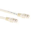 ACT Elfenbein 5 M U/UTP Cat6 Patchkabel mit RJ45-Steckern von ACT