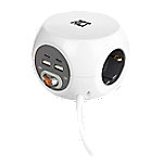 ACT Netzgerät AC2415 3 Power Socket,2 USB-A,2 USB-C Weiß von ACT