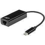 ACT Netzwerkadapter USB-C Gigabit AC7335 Schwarz von ACT