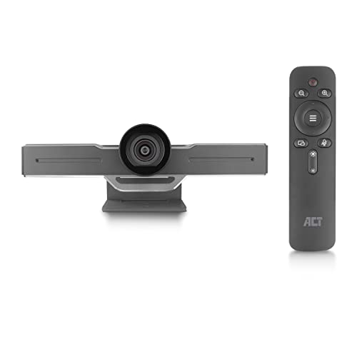 ACT Professionelle Konferenzkamera, Full HD Webcam 1080P Bild Sony CMOS Sensor, Zoom, Teams, Google Meet, Windows, Linux, macOS, Pan Tilt Zoom Funktion- AC7990 von ACT