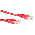 ACT Rot 0,5 M U/UTP Cat6 Patch-Kabel mit RJ45-Steckern von ACT