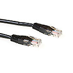 ACT Schwarz 3 M U/UTP Cat5E Patch-Kabel mit RJ45-Steckern von ACT