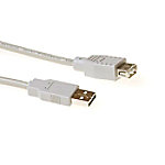 ACT USB 2.0 A Männlich - USB A Weiblich Elfenbein 0,5 M von ACT