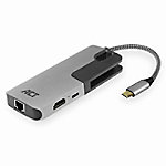 ACT USB C 4K Multiport Dock mit HDMI, 3X USB-A, LAN, USB C PD Pass-Through 60W von ACT