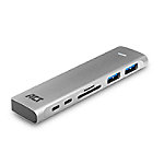 ACT USB C Thunderbolt 3 auf HDMI Buchse Multiport Adapter 4K, USB C, 2X USB-A, Kartenleser, PD Pass Through ACT USB C Thunderbolt 3 auf HDMI Buchse Multiport Adapter 4K, USB C, 2X USB-A, Kartenleser, PD Pass Through von ACT